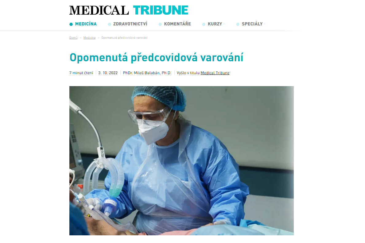 Medical Tribune - článek 